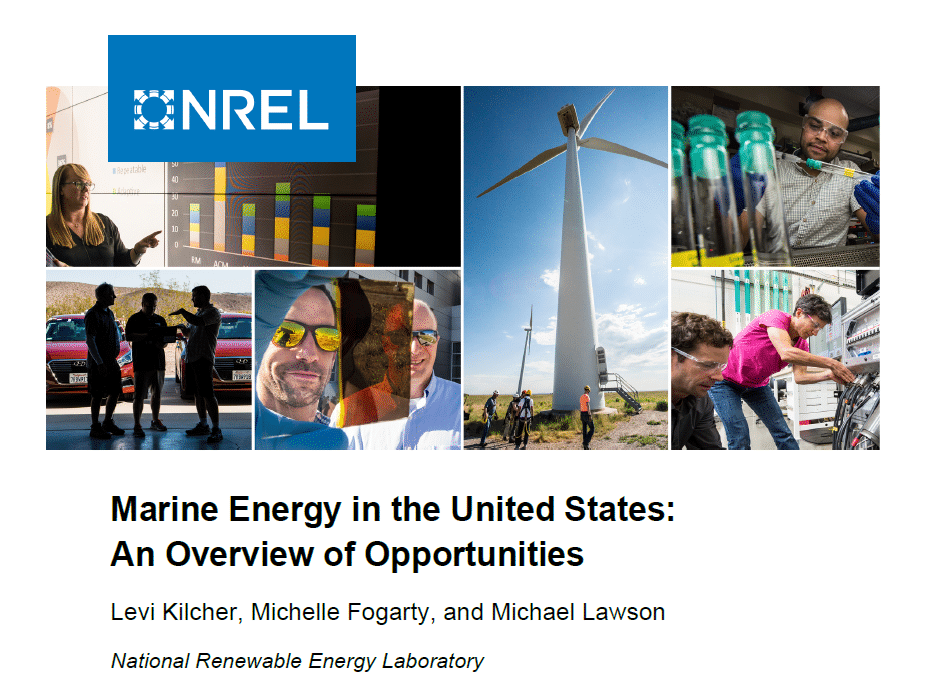 Marine Energy in the US_NREL